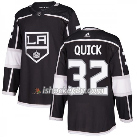 Mænd NHL Los Angeles Kings Trøje Jonathan Quick 32 Adidas 2017-2018 Sort Authentic